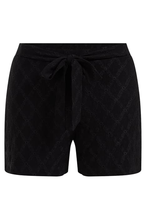 LADIES SHORT PUTS ENGLISH EMBROIDERY BLACK by WE Fashion