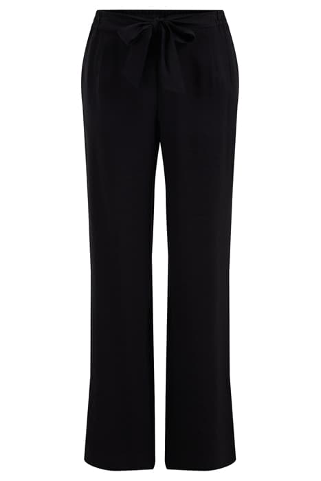 LADIES WIDE LEG PANTS BLACK by WE Fashion