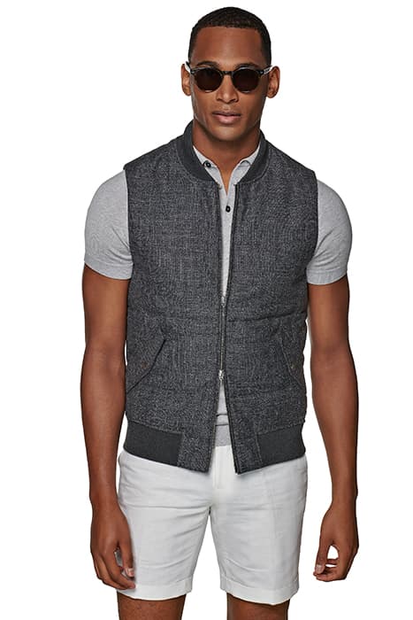 GREY PADDED VEST GREY by Suitsupply