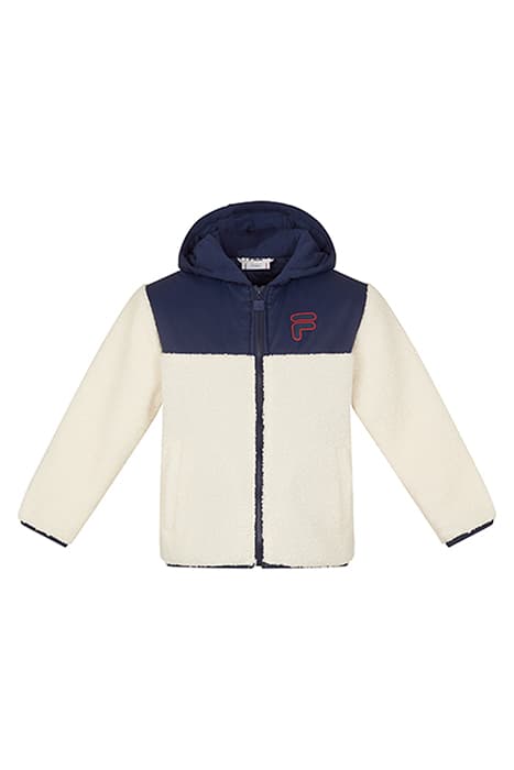 BORDEAUX SHERPA JACKET EGRET-MEDIEVAL BLUE by FILA