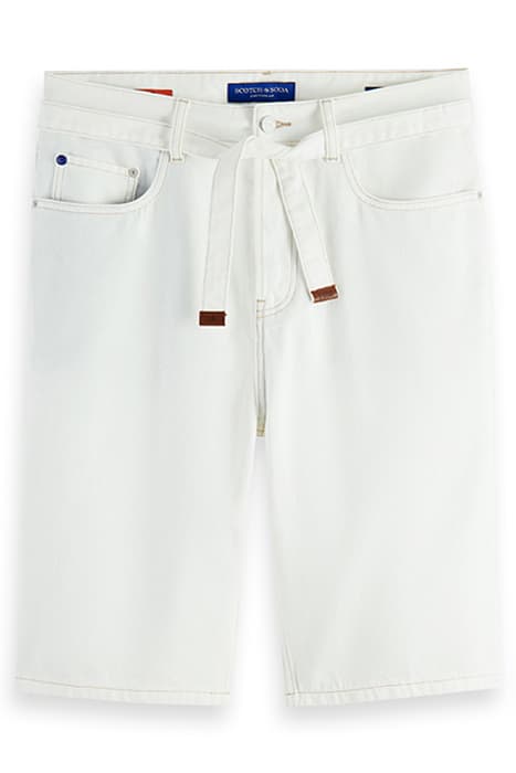 THE STRAND LOOSE DENIM SHORT — WHITE BEACH by Scotch & Soda