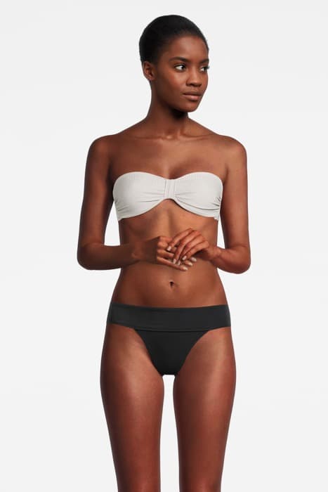 PRINTED BANDEAU TOP BEIGE STRI by Filippa K