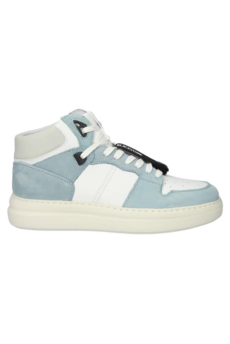 XL28 WHITE LIGHT BLUE - HIGH-TOP SNEAKER WHITE LIGHT BLUE by Blackstone