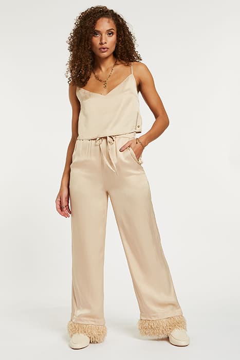 DORIEN TROUSERS DARK LATTE by JOSH V