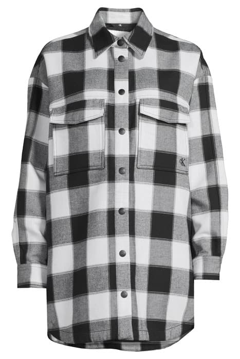 CHECKED OVERSHIRT CK BLACK/BRIGHT WHITE by Calvin Klein