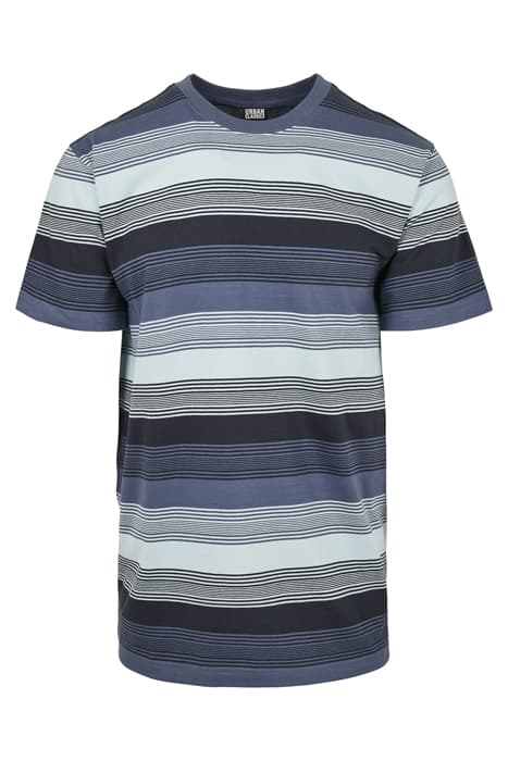 YARN DYED SUNRISE STRIPE TEE VINTAGEBLUE by Urban Classics