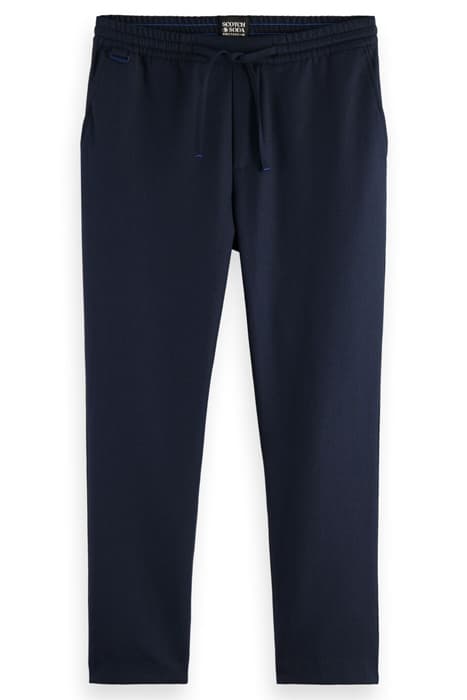 THE DRIFT - COTTON WOOL BLEND JOGGER NAVY MELANGE by Scotch & Soda