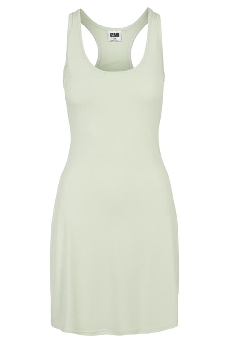 LADIES MODAL SHORT RACER BACK DRESS LIGHTMINT by Urban Classics