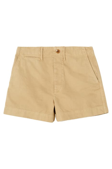 90S TROUSER SHORT WASHED KHAKI by RE/DONE