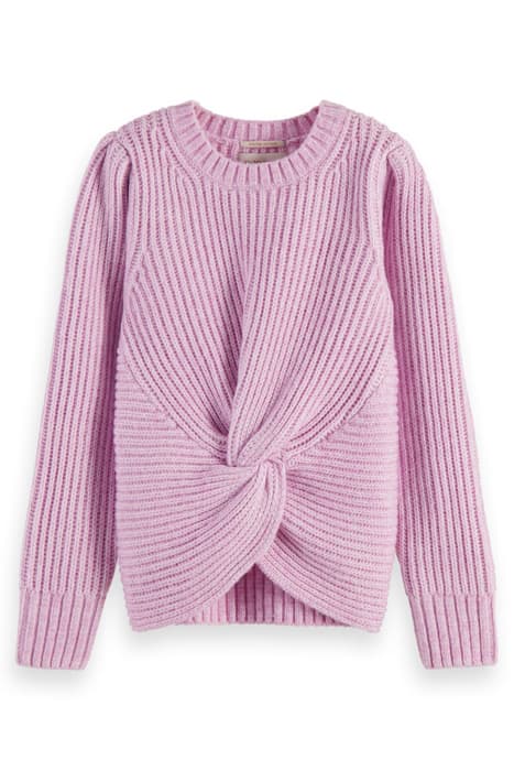 KNOTTED RELAXED-FIT PULLOVER MOONLIGHT MELANGE by Scotch & Soda