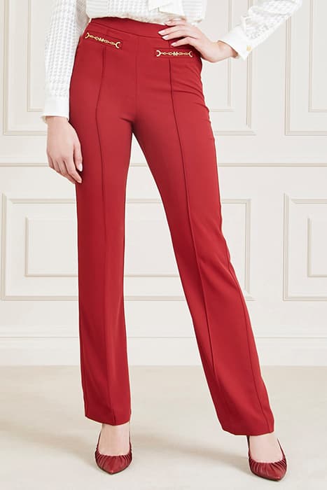 LILLIBETH PANT DARK JAM RED by Marciano by Guess