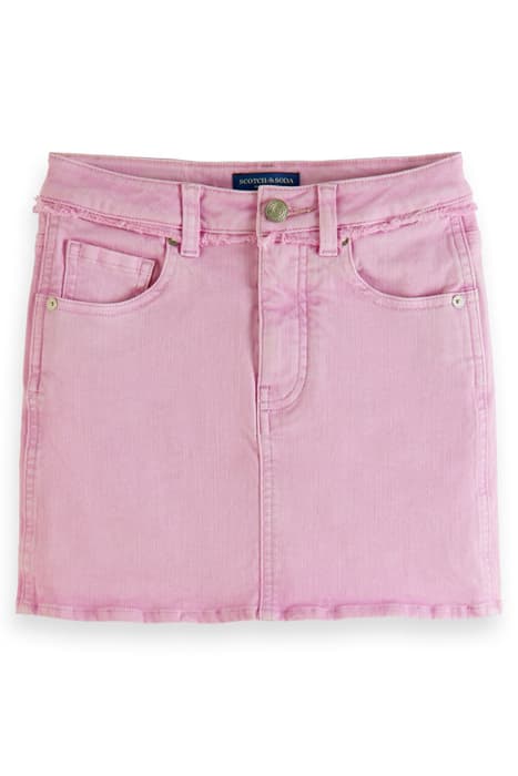 5 POCKET DENIM MINI SKIRT LILAC by Scotch & Soda