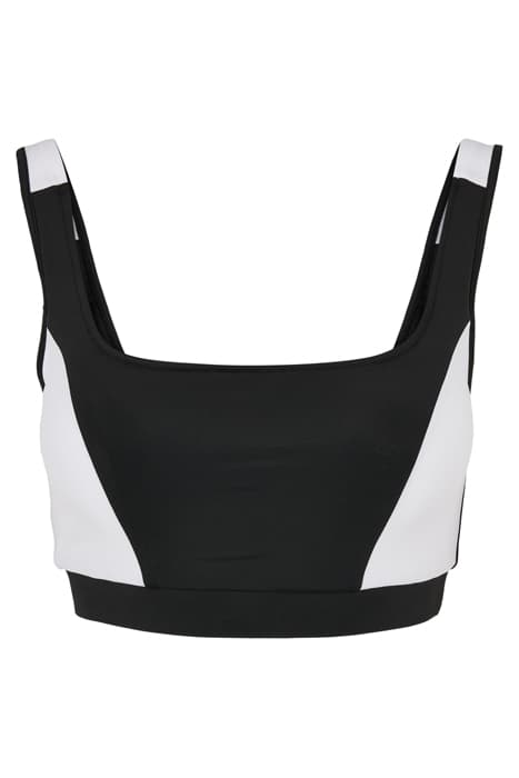 LADIES COLOR BLOCK BRA BLACK/WHITE by Urban Classics