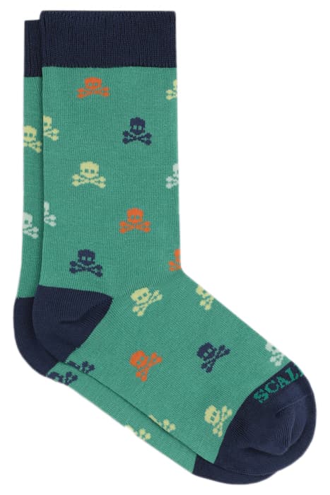 SKULL COLOR SOCKS KIDS DUCK by Scalpers