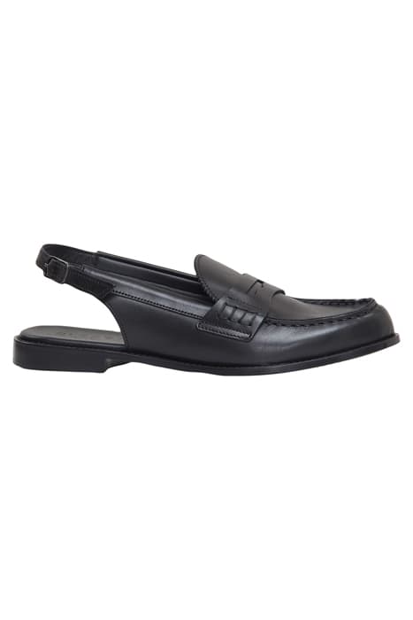 CLOSED WOMEN SLING-BACK LOAFER SHOES BLACK BLACK by Closed