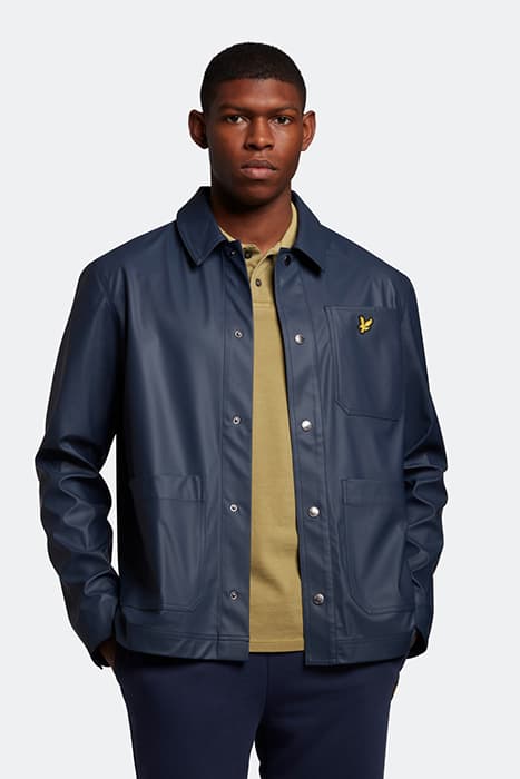 RUBBERISED WORK JACKET DARK NAVY by Lyle & Scott