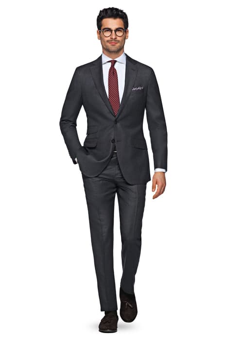 DARK GREY BIRD'S EYE SIENNA SUIT by Suitsupply