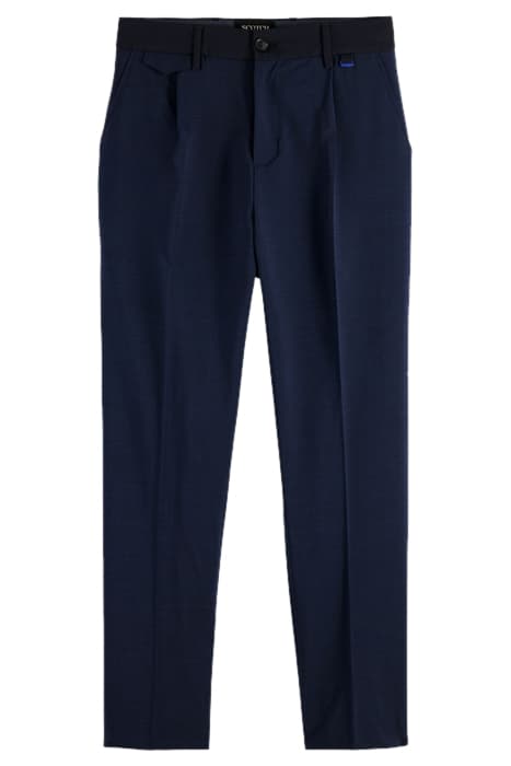 FORMAL STRAIGHT-LEG SINGLE PLEATED CHINO NAVY by Scotch & Soda