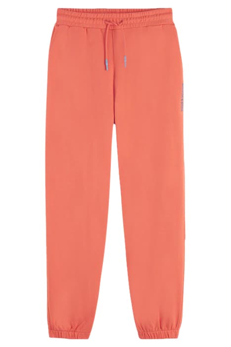 UNISEX SWEATPANTS IN ORGANIC COTTON HIBISCUS by Scotch & Soda