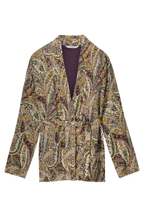 KIMONO PAISLEY SEERSUCKER MULTICOLOUR by Summum Woman