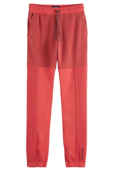 CUT & SEWN FELPA SWEATPANT ROADY RED by Scotch & Soda