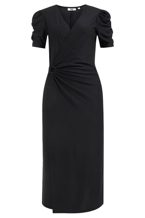 DRESS MID LENGTH BLACK by WE Fashion