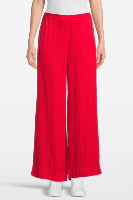 SLEEP PANT SHINE STRIPE PRINT_RUSTIC RED by Calvin Klein