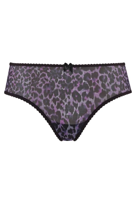 PEEKABOO BLACK PURPLE LEOPARD by Marlies Dekkers