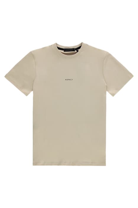 ASPACT BACK LOGO TEE SAND by ASPACT