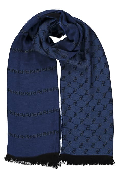 JACQUARD SCARF PALACE BLUE by Rich & Royal