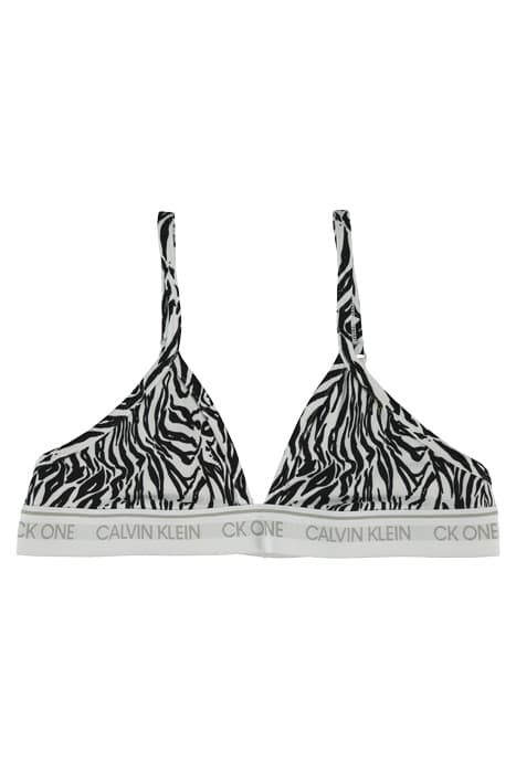 UNLINED TRIANGLE GLASS TIGER WHITE by Calvin Klein