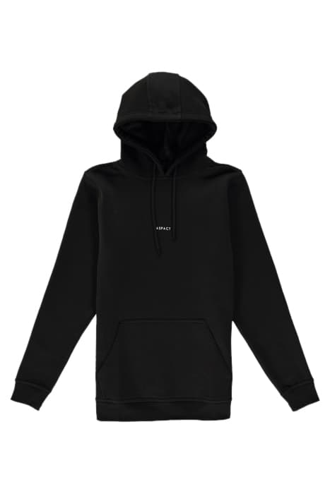 ASPACT BACK LOGO HOODIE BLACK by ASPACT