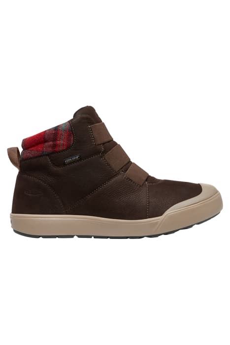 ELLE WINTER MID WP COFFEE BEAN/RED PLAID by Keen