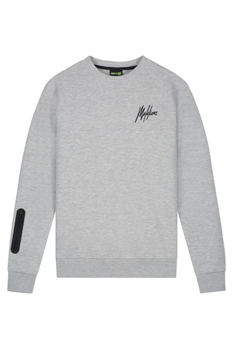 MALELIONS SPORT COUNTER CREWNECK GREY MELANGE by Malelions