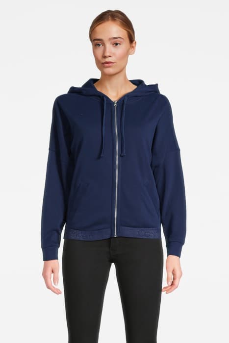 FULL ZIP HOODY NEW NAVY by Calvin Klein