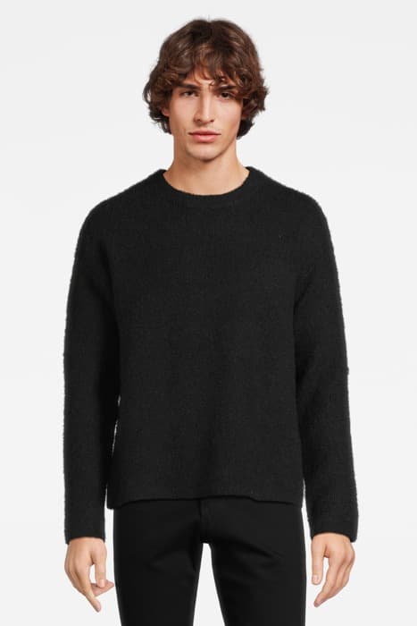 CREWNECK PULLOVER BLACK by Calvin Klein