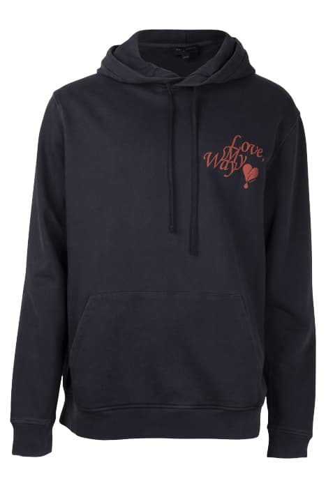 DIRECTION OTH HOODY WASHED BLACK by AllSaints