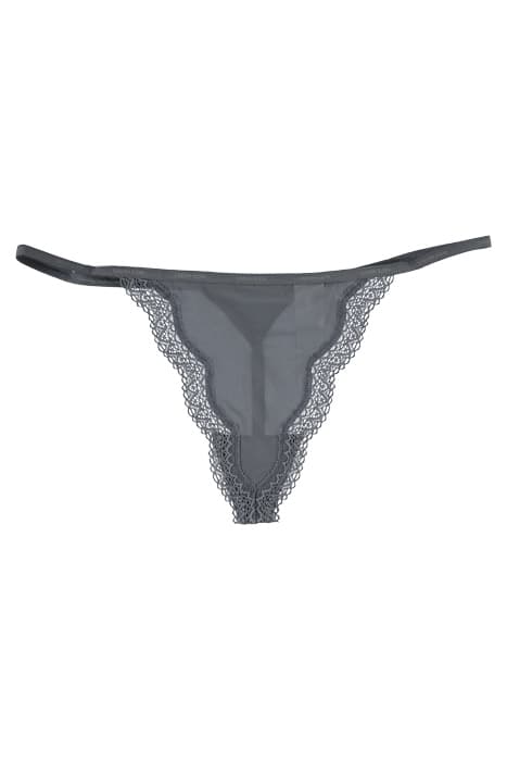 STRING THONG PEWTER by Calvin Klein