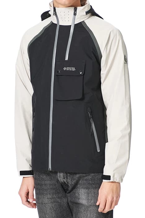 TWIN TRACK JACKET FAWN BLACK by Belstaff