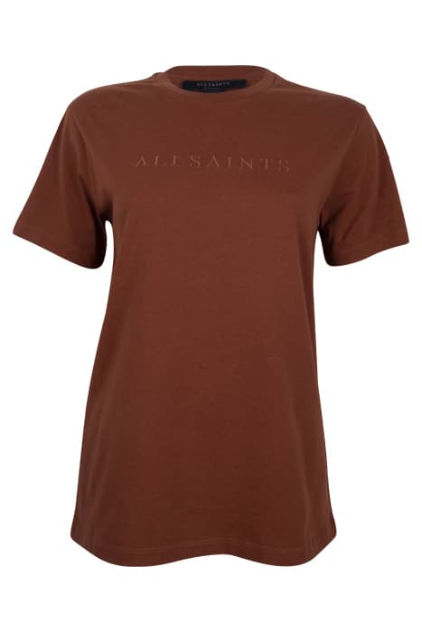 PIPPA BF TEE RUST BROWN by AllSaints