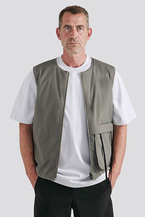 TRANSIT VEST GREYGREEN by Arys