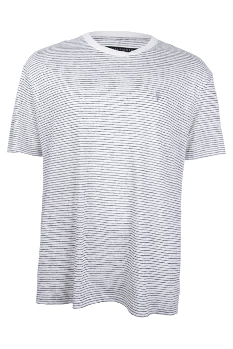 MILES SS CREW CHALK WHT/JT BLK by AllSaints