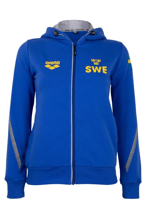 W SWEDEN HOODED JACKET ROYAL WHITE by Arena