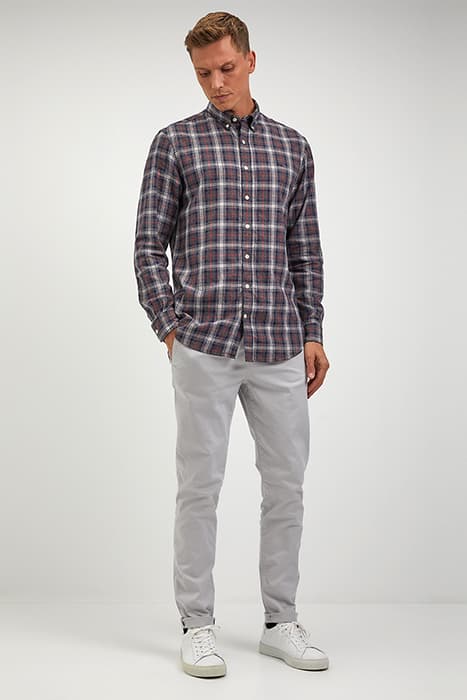 BIG CHECK SHIRT DARK GREY MELANGE by McGregor