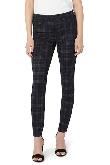 MADONNA SKINNY NAVY / BLACK / CHARCOAL TARTAN by Liverpool