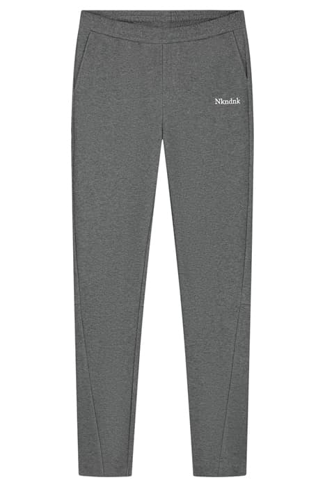 SMALL LOGO TECH PANTS DARK GREY MELANGE by NIK & NIK