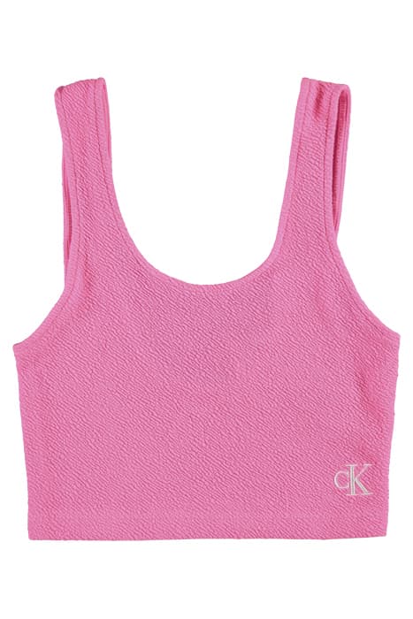 SLUB RIB BRALETTE NEON PINK by Calvin Klein