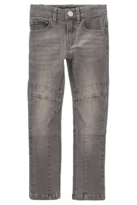 BOYS’ GREY SKINNY JEANS WITH KNEE SEAMS by IKKS