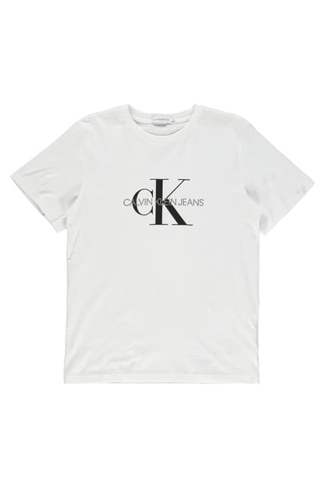 MONOGRAM LOGO T-SHIR BRIGHT WHITE by Calvin Klein