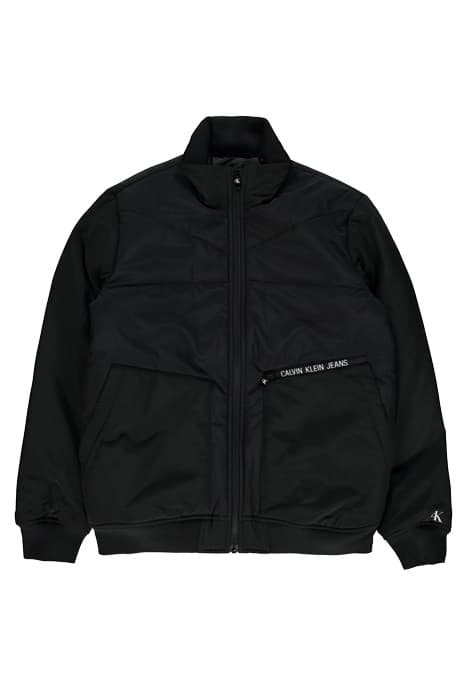 LOGO BOMBER JACKET CK BLACK by Calvin Klein